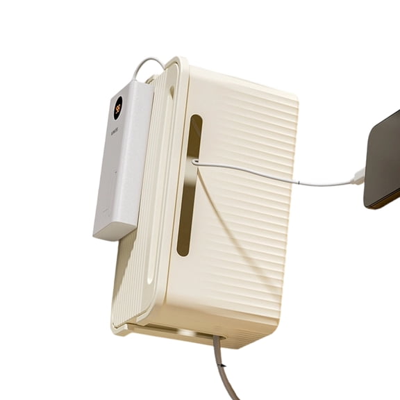 Data Line Storage Box With Partition Designs For Various Wires