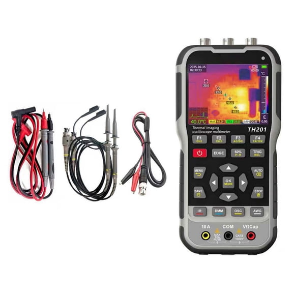Data Logging Electronic Measurement Tool Digital Oscilloscope With Thermal Imaging Multimeter And Generator Doubl