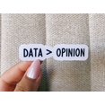 thumbnail image 1 of Data Opinion Math Tech Math Teacher Office Cool Math Data Sticker, 1 of 4