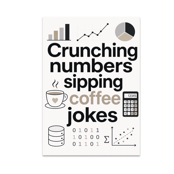 Data Science Humor Tech Wall Decor - Data Science Enthusiast - 13x19 Poster Print