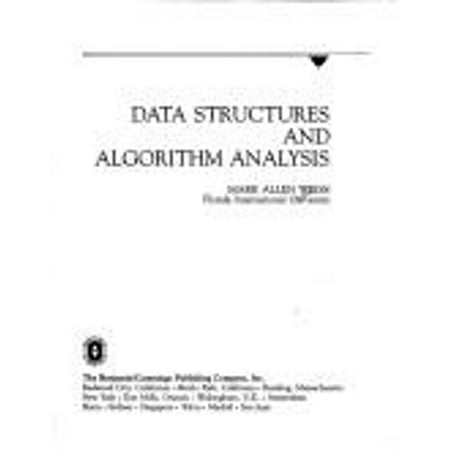 Pre-Owned Data Structures and Algorithm Analysis (Hardcover) 0805390529 9780805390520