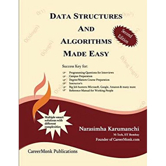 Pre-Owned Data Structures and Algorithms Made Easy: Data Structure and Algorithmic Puzzles (Paperback)