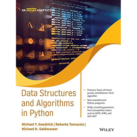 Data Structures and Algorithms in Python, 9789354247866, 9354247865, Paperback,