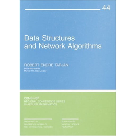 Pre-Owned Data Structures and Network Algorithms (Paperback) 0898711878 9780898711875