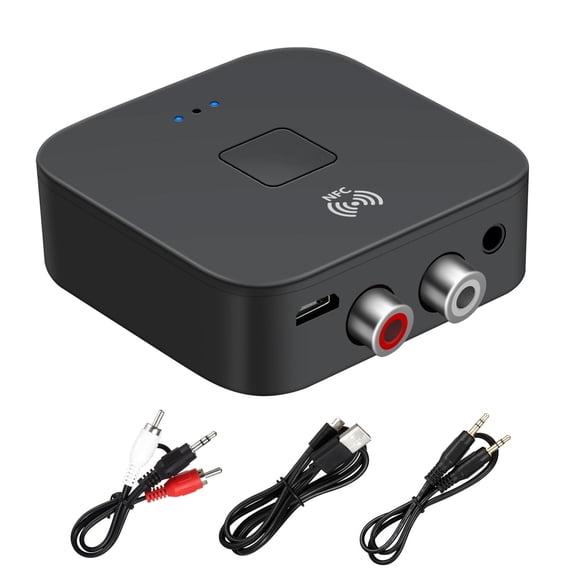 Double Ended 3.5Mm Jack, Portable Audio Device Enhancer With Bluetooth Amplifier Receiver For Seamless Music Experience, Automatic Re-Connection Feature, And Long Playtime For