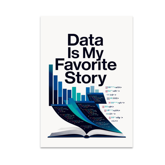 Data Visualization Wall Art - Data Analyst - 13x19 Poster Print