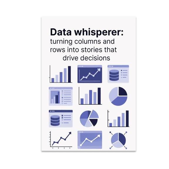 Data Whisperer Poster - Data Science Enthusiast - 13x19 Poster Print