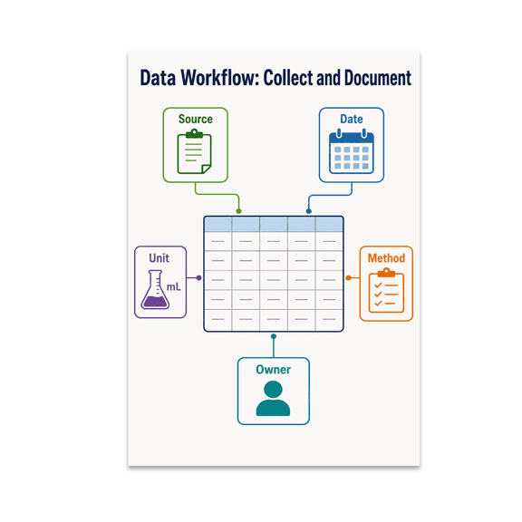 Data Workflow Educational Reference - Computer Lab Enthusiast - 13x19 Poster Print