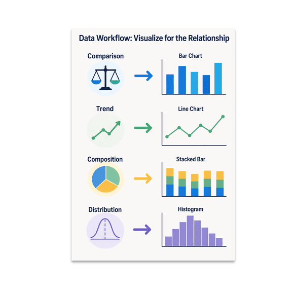 Data Workflow Visualization Educational Reference - Tech Classroom Learner - 13x19 Poster Print