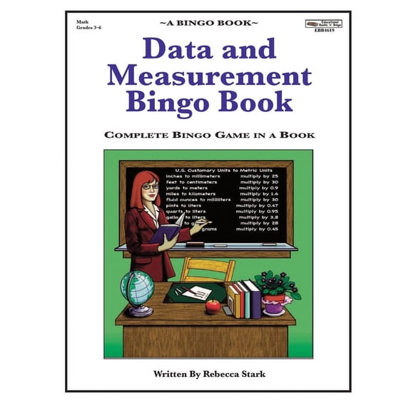 Bingo Books: Data and Measurement Bingo Book: Complete Bingo Game In A Book (Paperback)