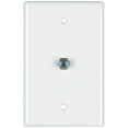 thumbnail image 1 of DataComm Electronics 32-2024-WH 2.4 GHz Coaxial Wall Plate (White), 1 of 3