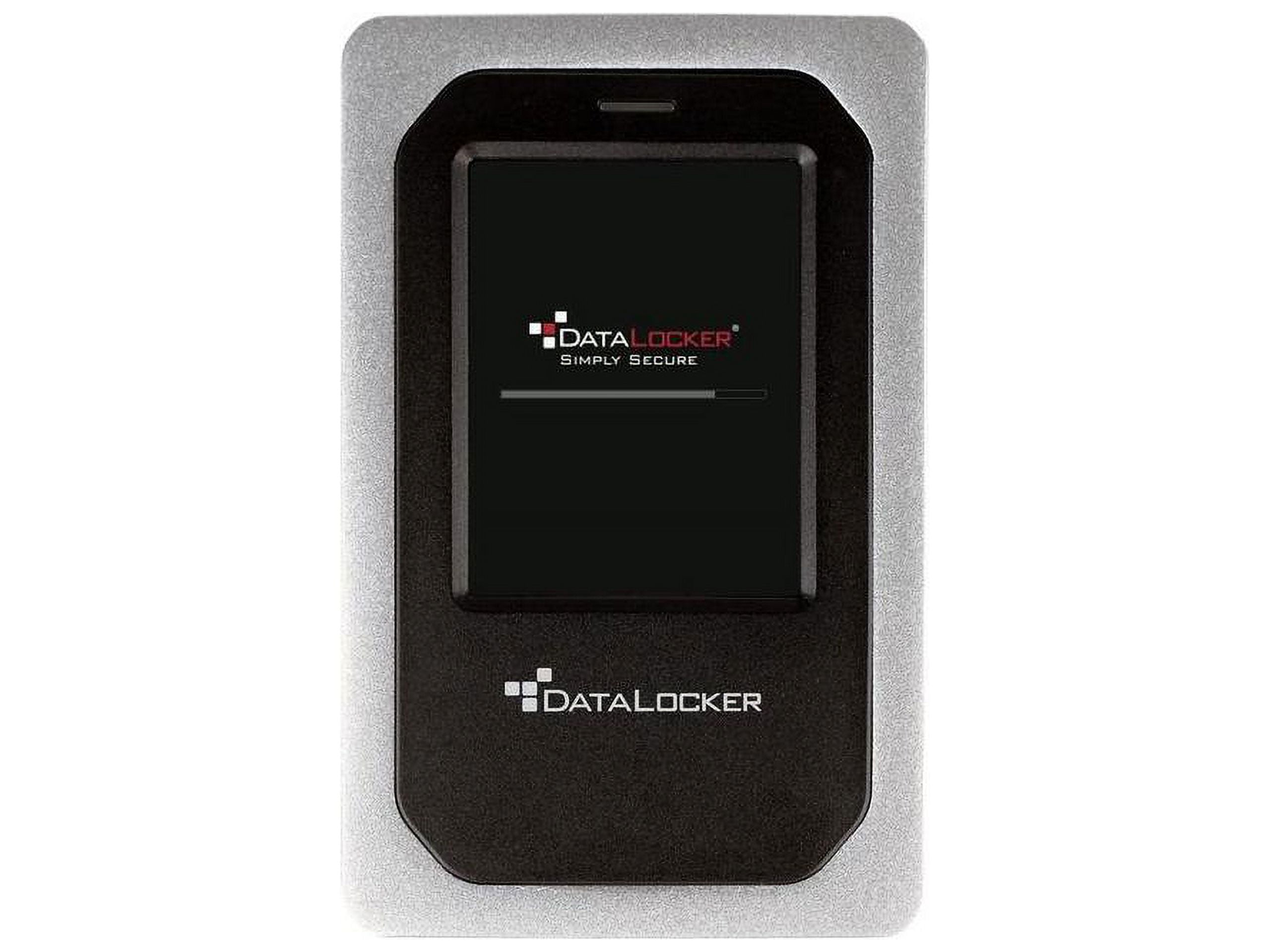 DataLocker DL4 FE 2 TB Portable Hard Drive - External - TAA Compliant - USB 3.2 Type C - 5400rpm - 256-bit Encryption Standard - 3 Year Warranty