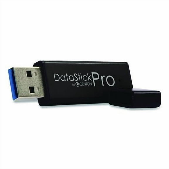 DataStick Pro USB 3.2 Type A Flash Drive, 16 GB, Black, 10/Pack | Bundle of 5