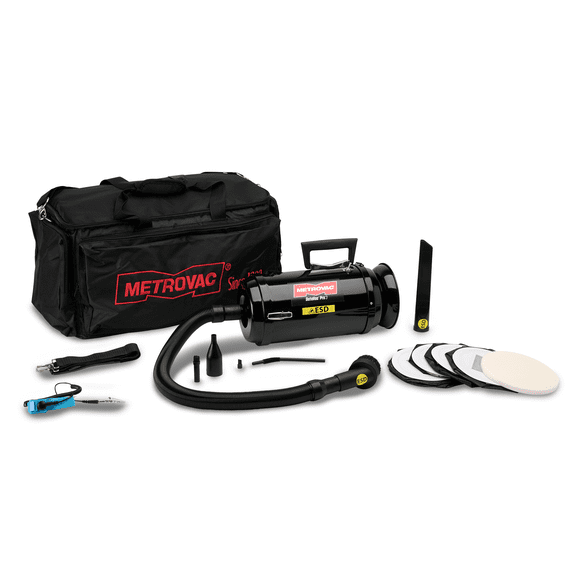 DataVac Metro Vac Anti-Static Vacuum/Blower, Includes Storage Case HEPA & Dust Off Tools