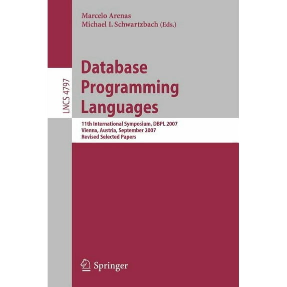 Database Programming Languages, (Paperback)