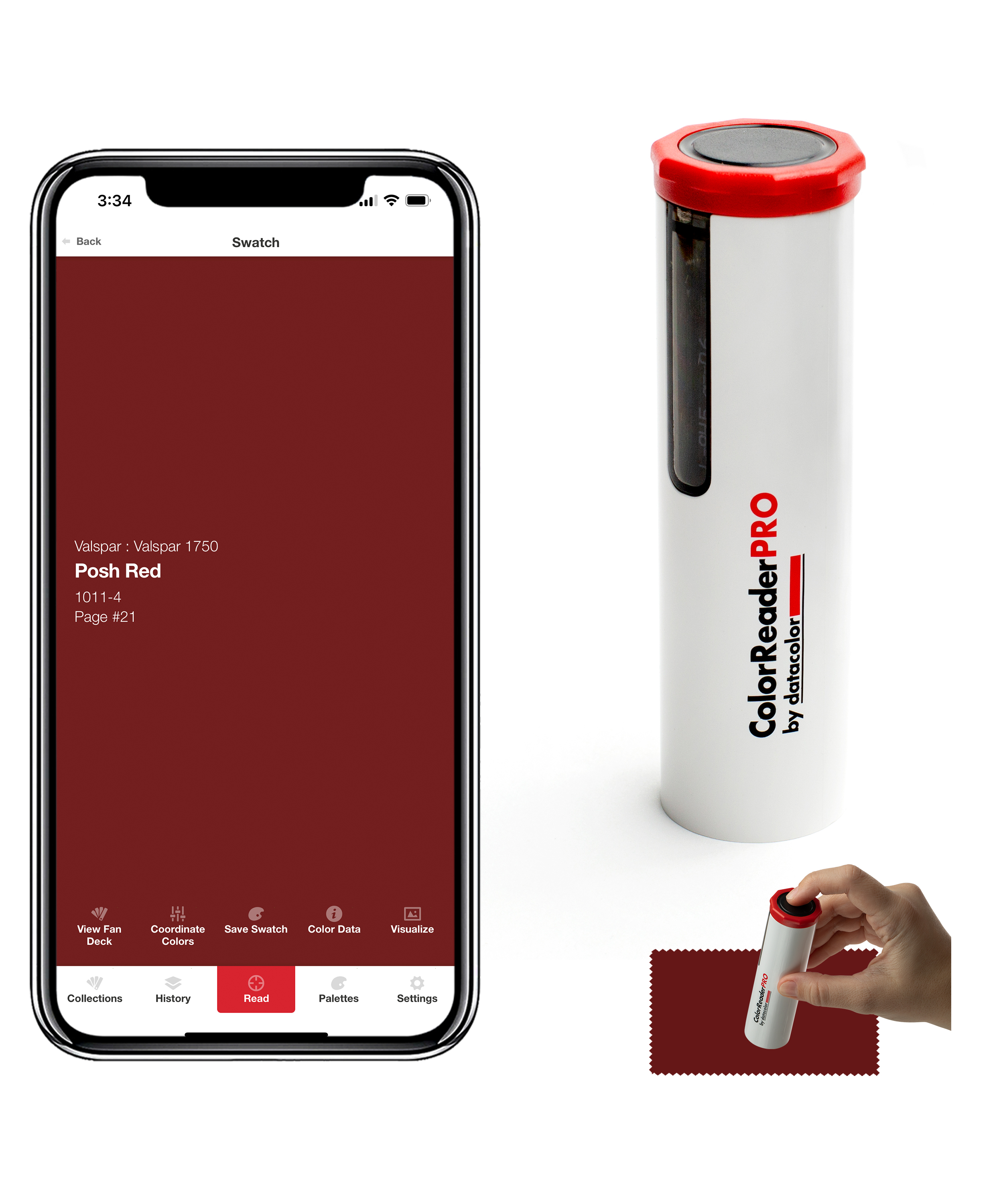 Datacolor ColorReader Pro Portable, Bluetooth Color Matching Device