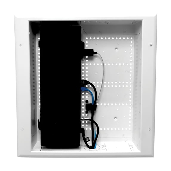 Datacomm Electronics 45-8011-1p Connected Media Box With Receptacle