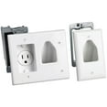 thumbnail image 1 of Datacomm Electronics Datacomm Electronics Flat Panel Tv Cable Organizer Remodeling Kit With Power Outlet, 1 of 2