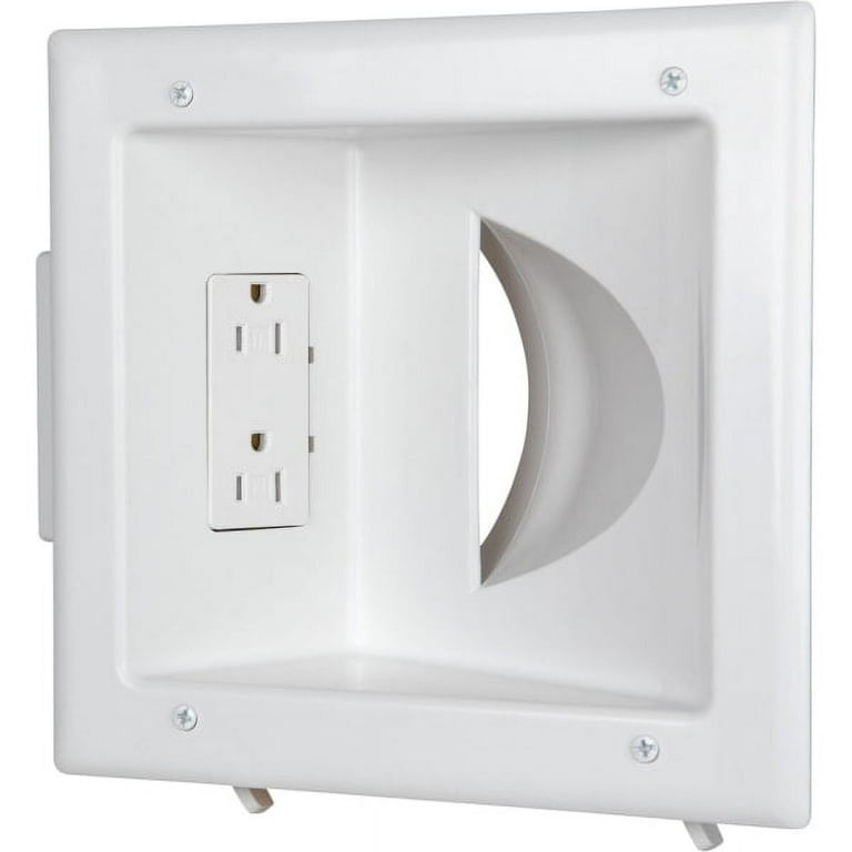 Recessed on sale wall outlet