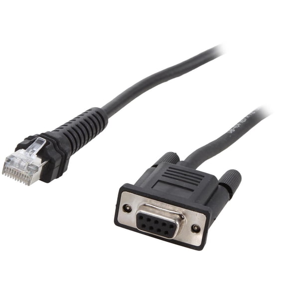 Datalogic CAB-434 RS232 9-PIN Female Coiled Cable, 8 ft, POT, SK