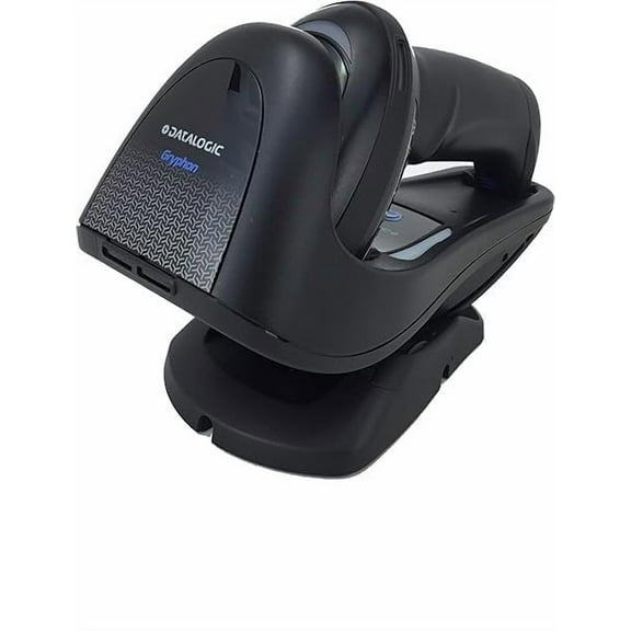 Datalogic Gryphon GM4500 Omnidirectional 2D/1D Cordless Barcode Scanner/Imager, Includes Adjustable Cradle and USB Cord, GM4500-BK
