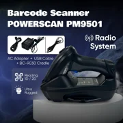 Datalogic PowerScan PM9501 + BC9030   Industrial 910MHz Wireless Barcode Scanner