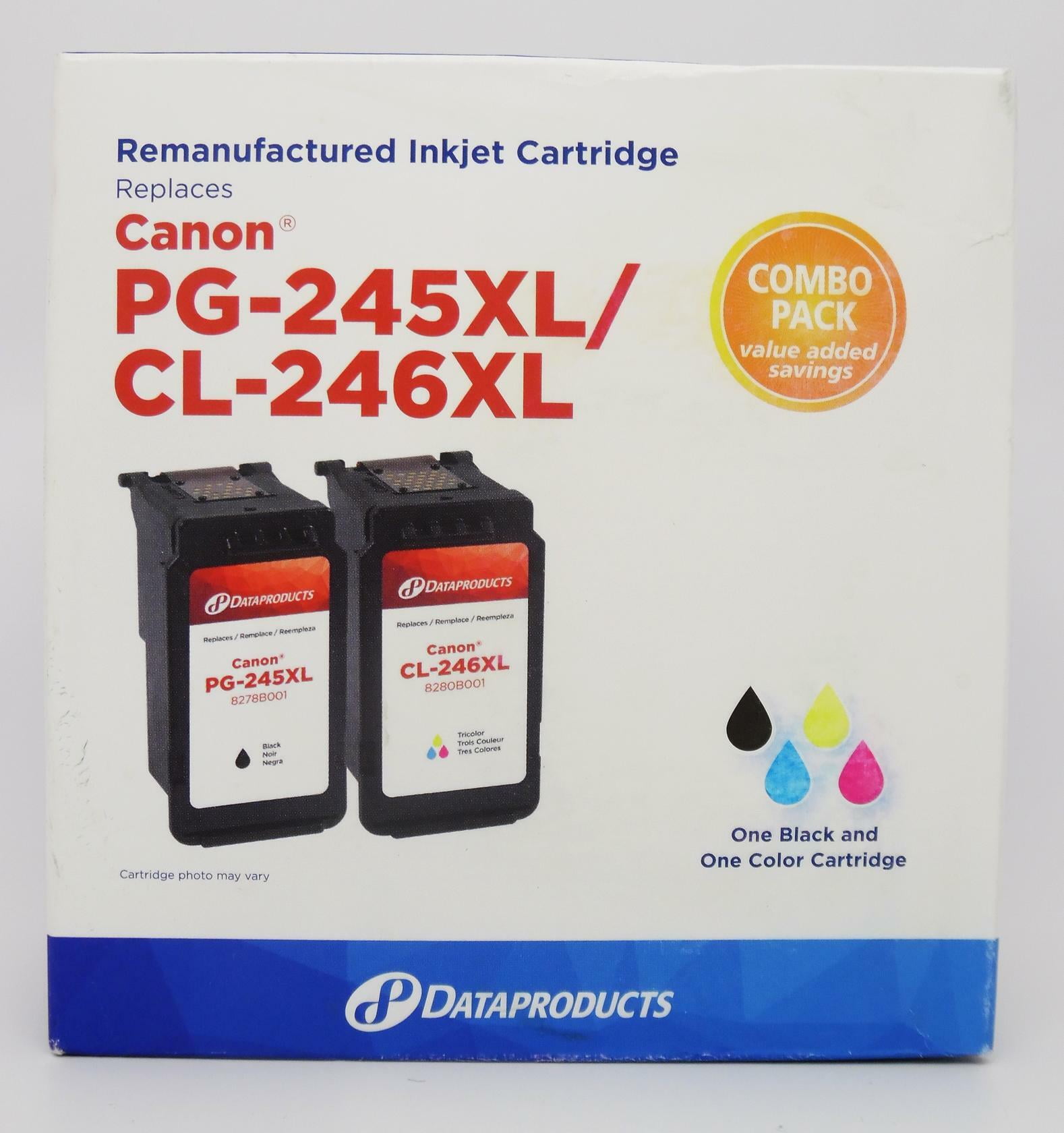 Dataproducts Inkjet Cartridge Combo Black/Color for Canon PG-245XL/CL-246XL