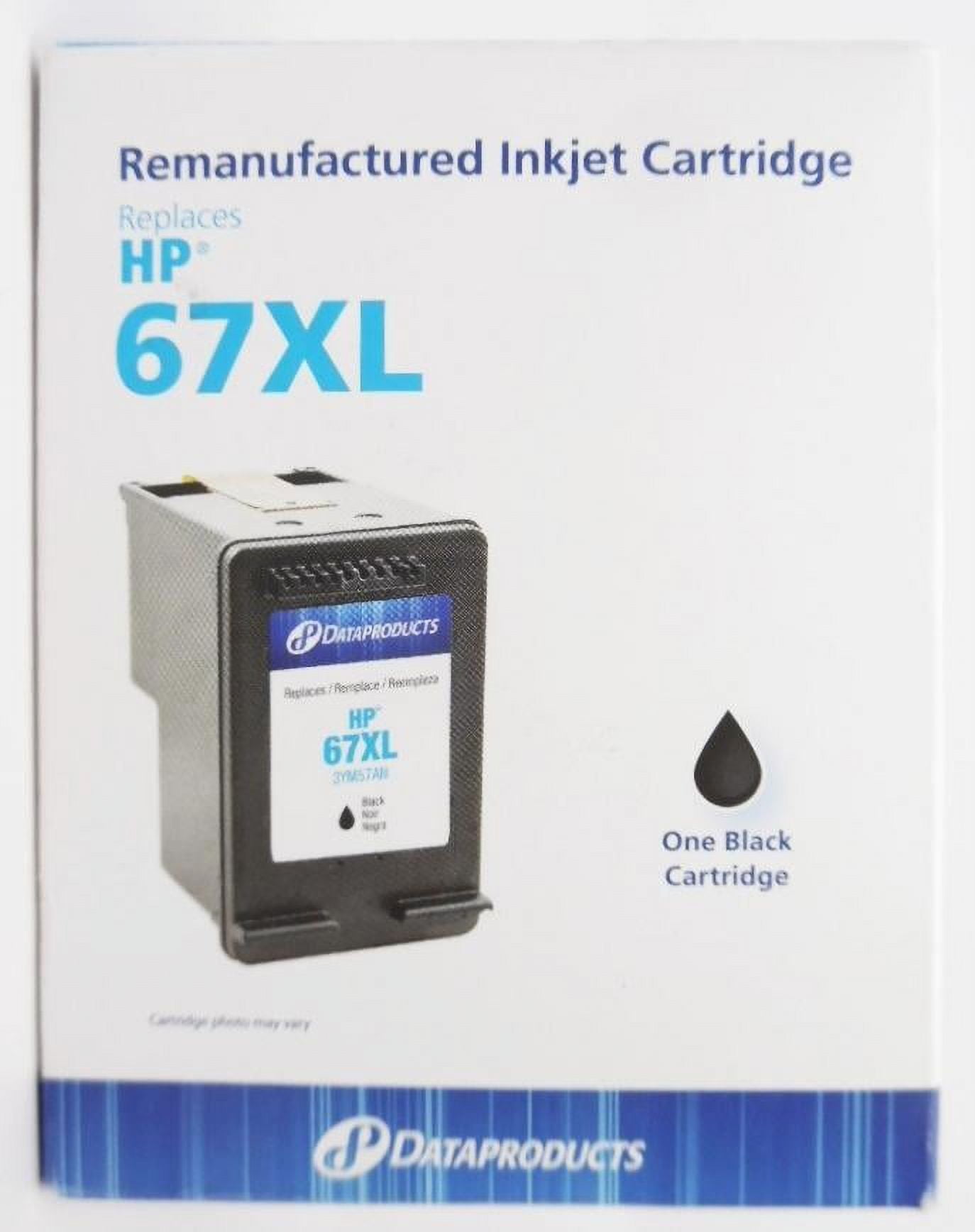 Dataproducts Remanufactured Ink Cartridge for HP 67XL 3YM57AN Black