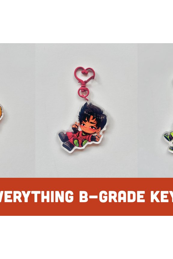 Date Everything B-Grade Keychains, random 1pc