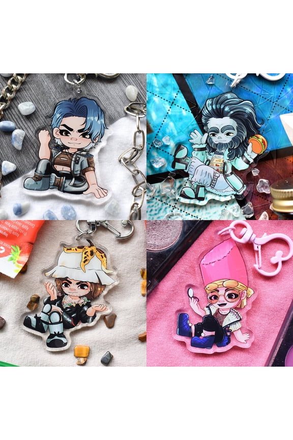 Date Everything ch Acrylic keychain 1 packs (A-M Characters!), random 1 pack