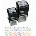 thumbnail image 1 of Date Fill-In with Weather Mood Tracker Daily Calendar Self-Inking Rubber Stamp Ink Stamper - Sky Blue Ink - Small 1 Inch, 1 of 7