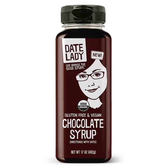 Date Lady Chocolate Syrup | Sweetened only with dates | No refined sugar, corn syrup or flavoring.