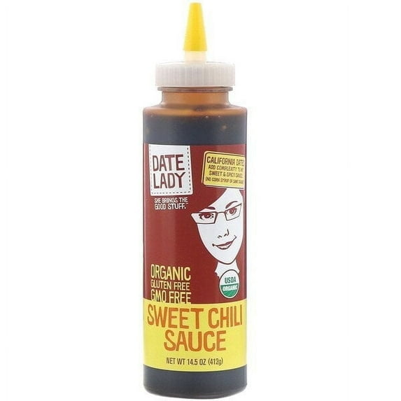 Date Lady, Sweet Chili Sauce, 14.5 oz (412 g) Pack of 4