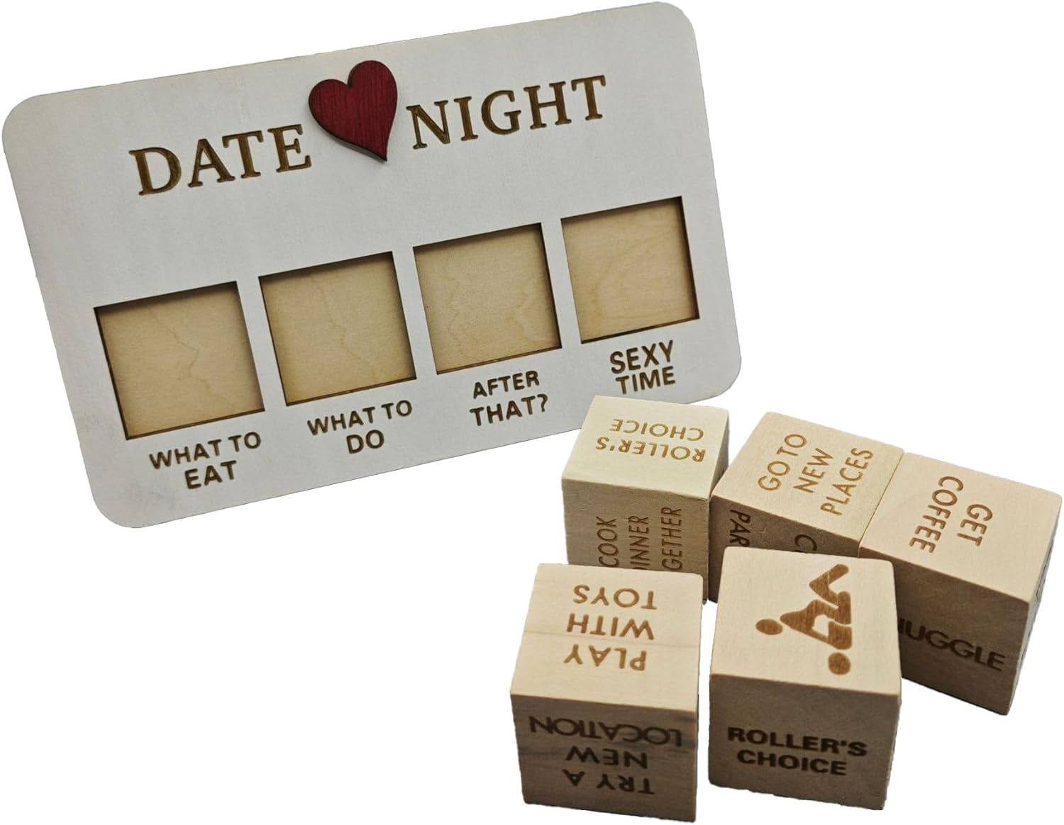 Date Night Dice for Couples, 5Pcs Date Dice, Date Ideas for Couples