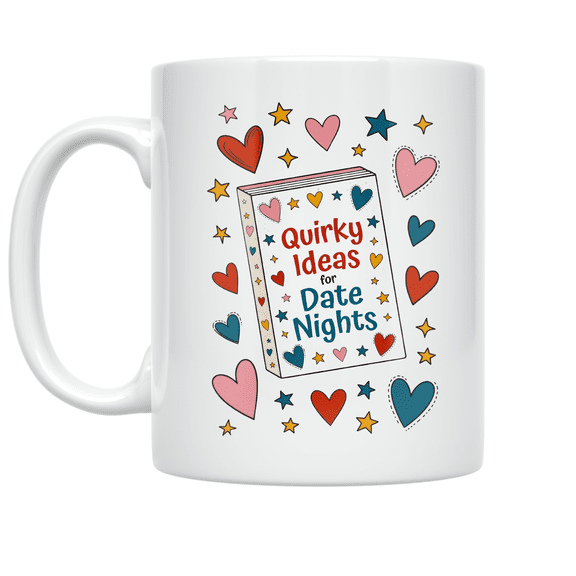 Date Night Inspiration Ideas - Couples Seeking Fun - 11 oz Ceramic Coffee Mug