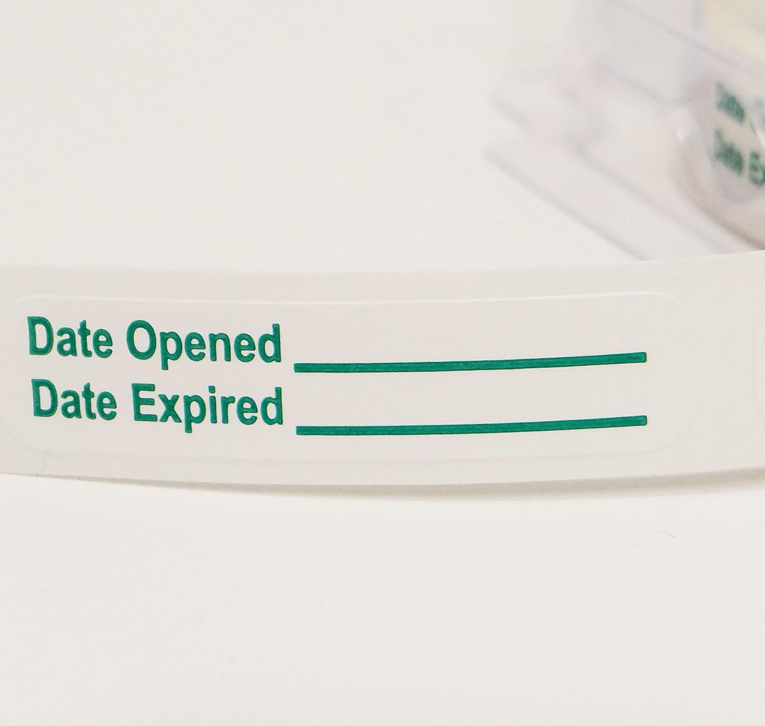 Date Opened Date Expired Labels (1000, 2500 Rolls)