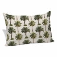 thumbnail image 1 of Date Palm Trees Pillow Protectors with Zipper Standard Size, Retro Summer Tropical Trees Plants Beige Soft Brushed Microfiber Breathable Throw Pillow Covers, Pillowcase for Couch Sofa Bedroom 20"x26", 1 of 9