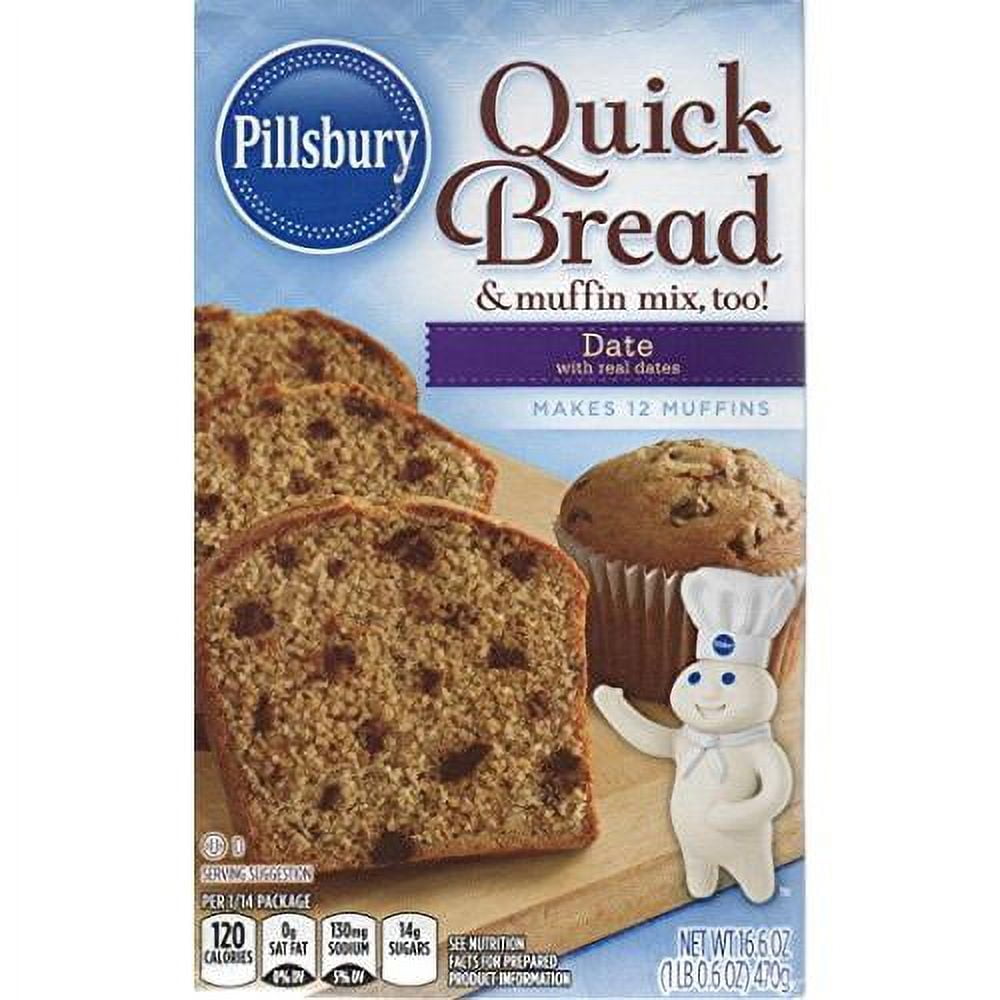 Date Quick Bread, 16.6Ounce Boxes (Pack Of 12)