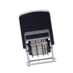 Date Stamp Plastic Number Stamp Digits Number Stamp Adjustable Numbering Stamp Inking Dater Stamp for Office
