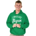thumbnail image 1 of Date Vegan Girls Funny Vegetarian Gym Hoodie Hooded Sweatshirt Men Brisco Brands X, 1 of 6