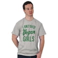 thumbnail image 1 of Date Vegan Girls Funny Vegetarian Gym Men's Graphic T Shirt Tees Brisco Brands L, 1 of 5