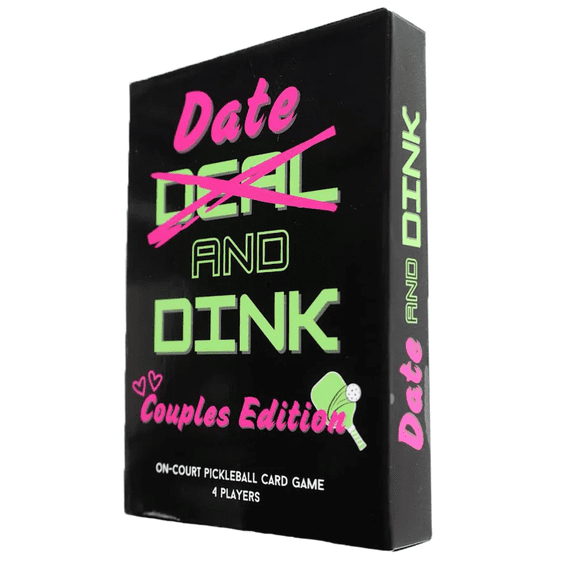 Date and Dink (Couples Edition) - On-Court Pickleball Card Game - Add more fun, connection, and playful competition to every pickleball date.