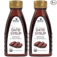 thumbnail image 1 of AKSHAR AYURVEDA Pure Date Syrup, Low Glycemic Natural Liquid Sweetener and Sugar Substitute, 8.8 oz 2-pack, 1 of 8