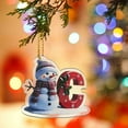 thumbnail image 1 of Dated 2025 Acrylic Christmas Decor - 3.14" Letter Ornaments with Gold Cord (Personalized Family Keepsakes), 1 of 4