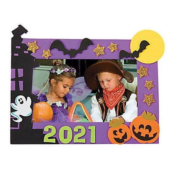 Dated Halloween Picture Frame Mag 12 - Craft Kits - 12 Pieces