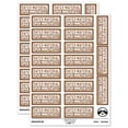 thumbnail image 1 of Dated Material Open Immediately Letter Mail Sticker Set - Brown - Gloss Finish - 2.00" Large, 1 of 7