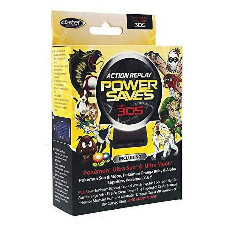 Datel Action Replay Power Saves Cheat Device for 3D Games with