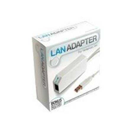 Datel Wii LAN Adapter - Network adapter - USB 2.0 - 10/100 Ethernet - for Nintendo Wii, Nintendo Wii 101