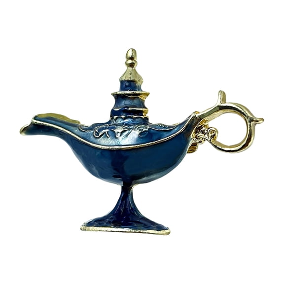 Dateless Magical Lamp Jewelry Pin Vintage Inspired Zinc Alloy Gift Accessory