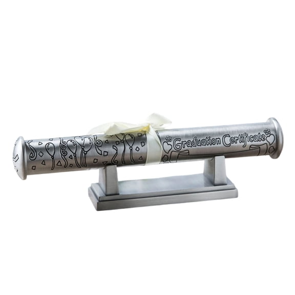 Dateless Retro Style Metal Box Safeguarding Diplomas Photos Valuable Items